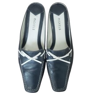 Nickels Shoes, Heels. Made In Brazil. 9M. Blue And White.